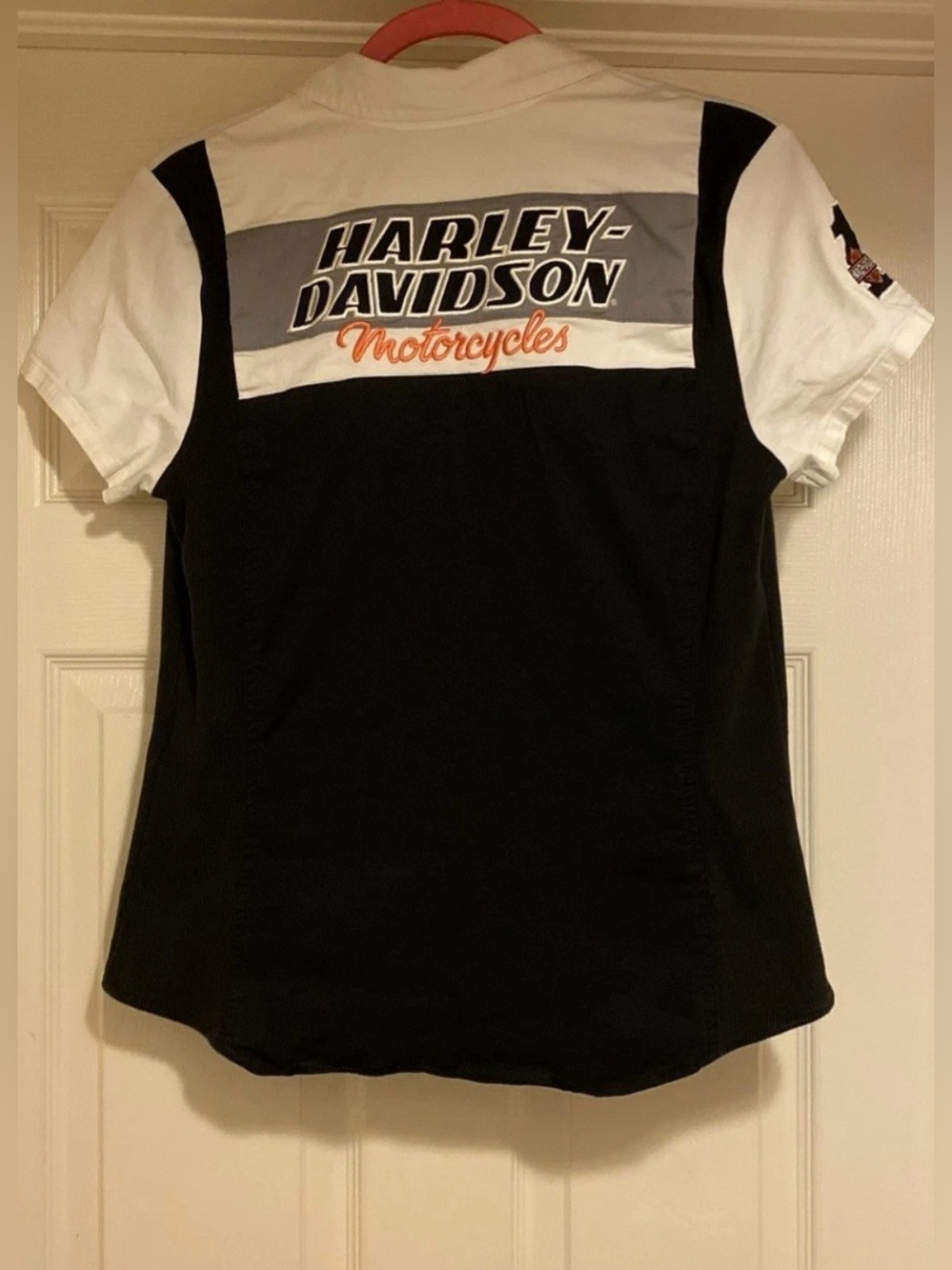 Harley-Davidson Women's Classic Colorblock Zip Front Shirt